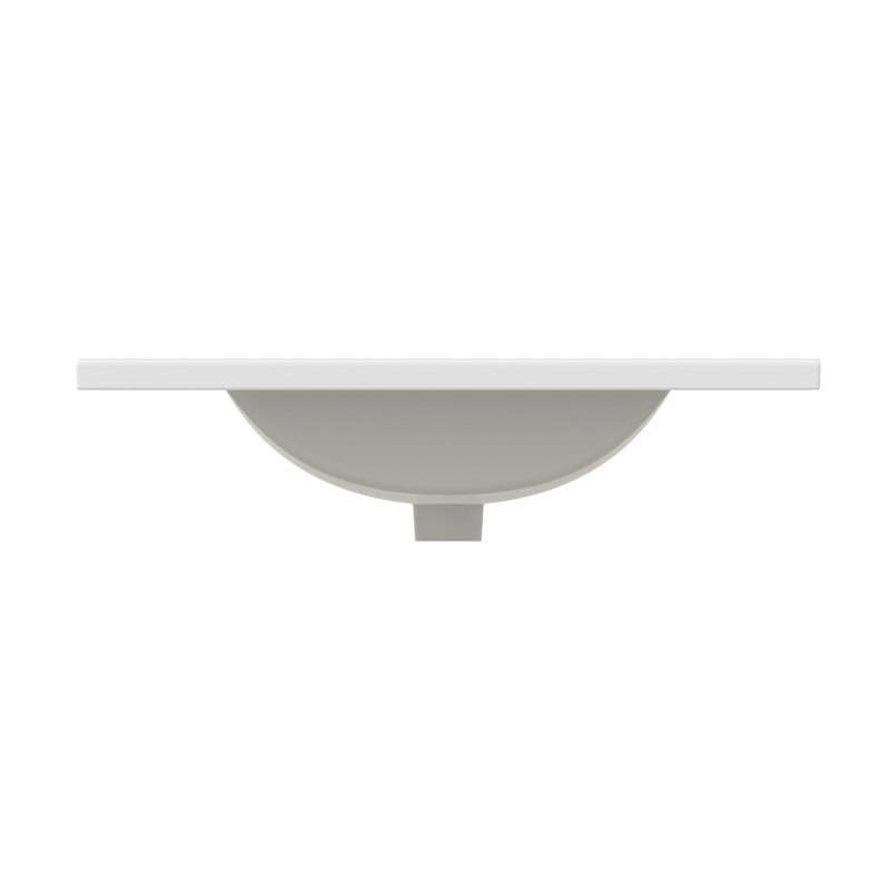 31'' Ceramic Top Widespread 3 cm thick  White, 8" Centers