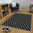 Stylish Woven Carpet, 4 x 6 Feet, 100% Polyester | Antibacterial, 3D Digital Printing, Non-Slip PVC Felt Dot Underside | Machine Washable, 0.4 in Pile Height, Perfect for Living Room & Bedroom Decor-1228662274