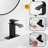 Single-Hole Single-handle Bathroom Faucet with Drain Assembly-79721951