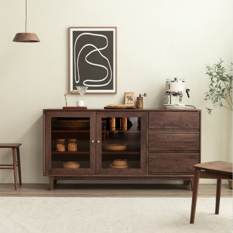 Buffet simple et moderne, H 32,68 po x l 62,99 po x P 17,72 po