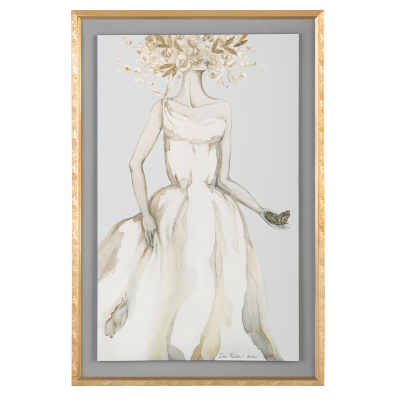 Golden Femme I Painting by Zana Brown