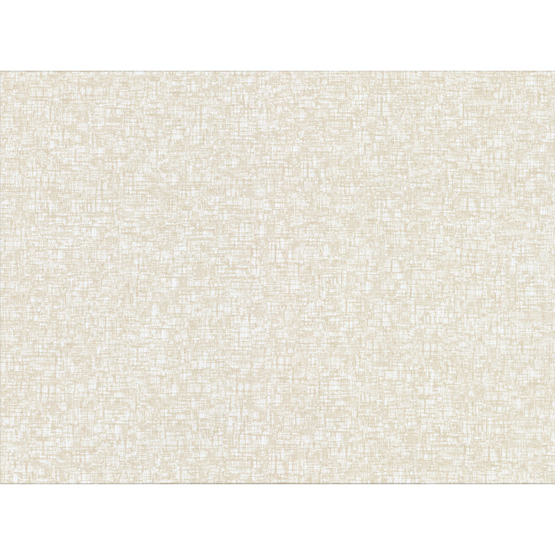 Rouleau de papier peint Tyler, texture grise Prague, 27 pieds de long x 27 pouces de large, Blanc cassé