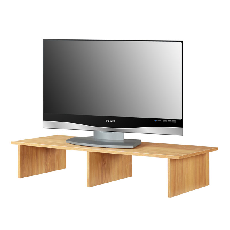 Meuble télé pour téléviseur de 46 po ou moins Slayter, Chêne clair