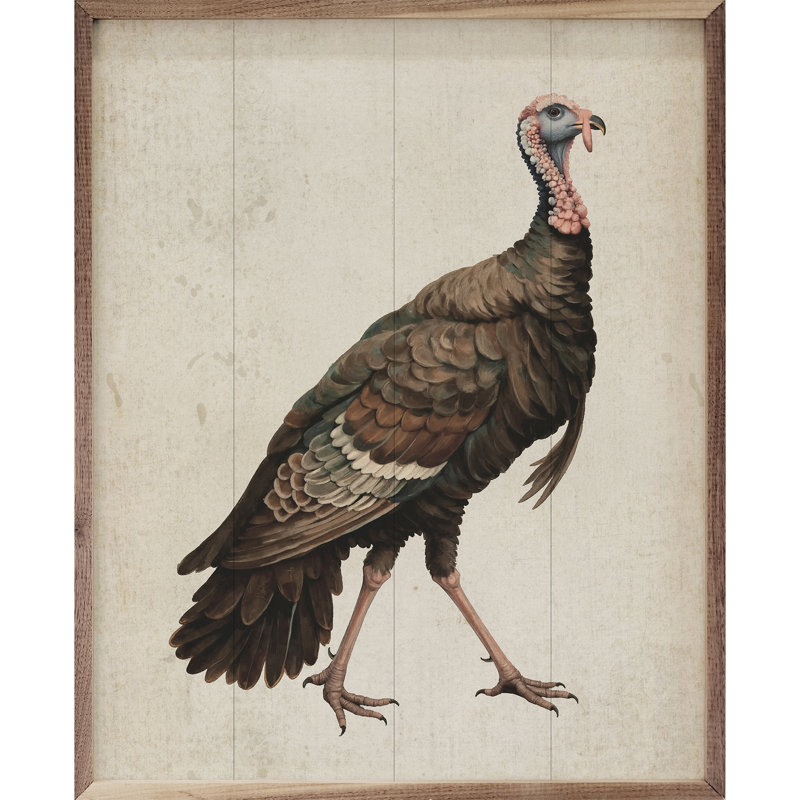 Autumn Turkey, 10" H x 8" W