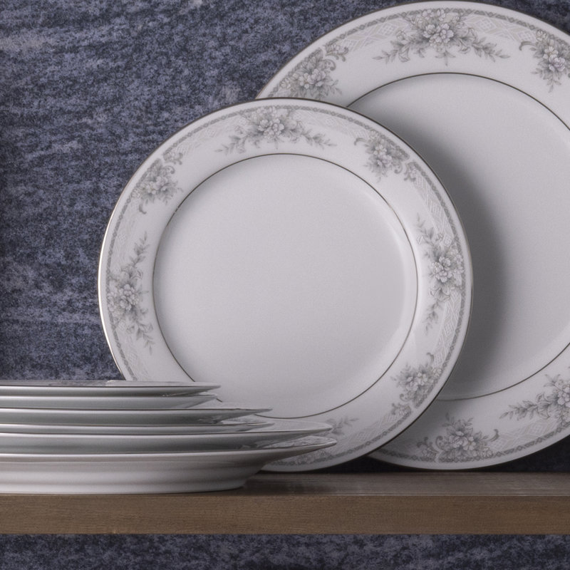 Ensemble de 4 assiettes à salade Noritake Sweet Leilani, 8 1/4 po