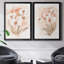 «White and Coral Orchid I», ensemble de 2 peintures sur toiles-1879788628-1879788631