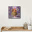 Art mural en métal luxueux «Bow Peep» par Lucia Heffernan, 12 po x 12 po-1685329965