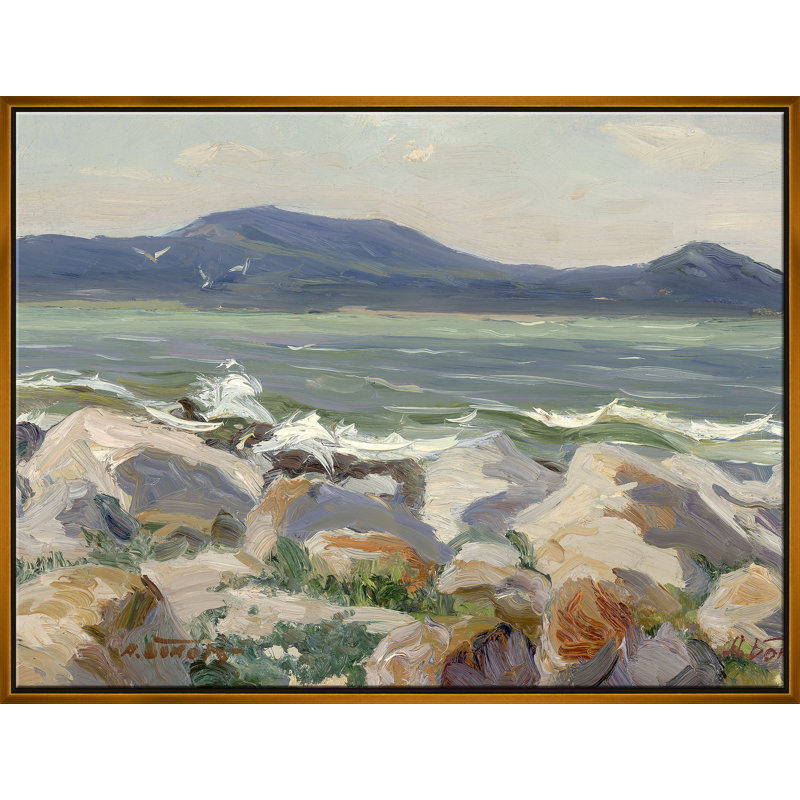 Sea Landscape Giclee On Canvas by Soicher Marin Archives, Gold