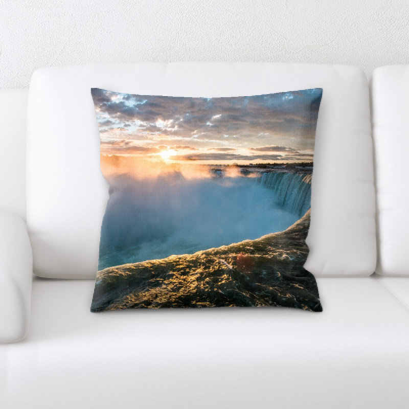 Microsuede Reversible Throw Pillow