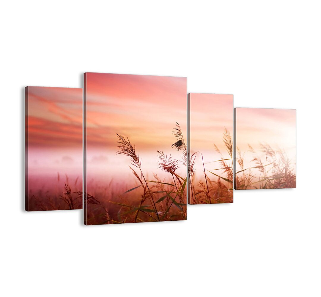 4-tlg. Leinwandbilder-Set - Fotografie „Kites, Dandelions, Wind”