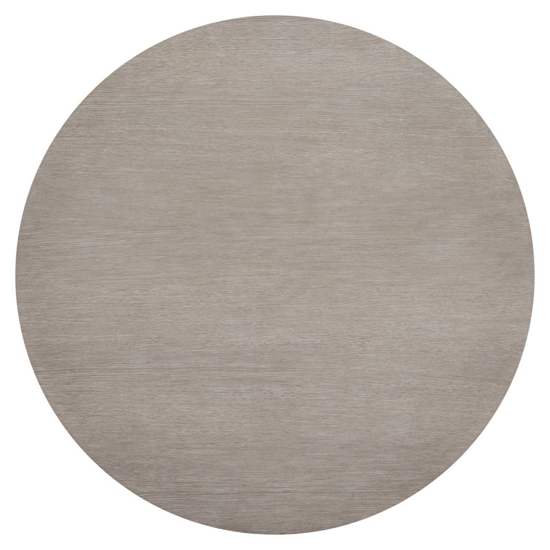 Constantin 60" White and Beige Round Wood Dining Table