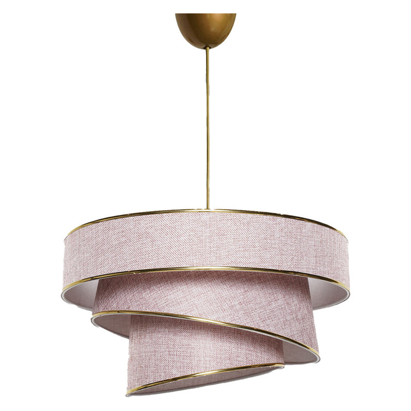 Lustre unique 1 lumière, Rose clair