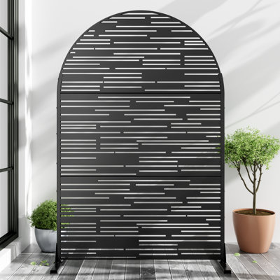 Shine 72 x 47 Inch Metal Outdoor Privacy Screens