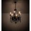Lustre géométrique à 6 lumières Gina
