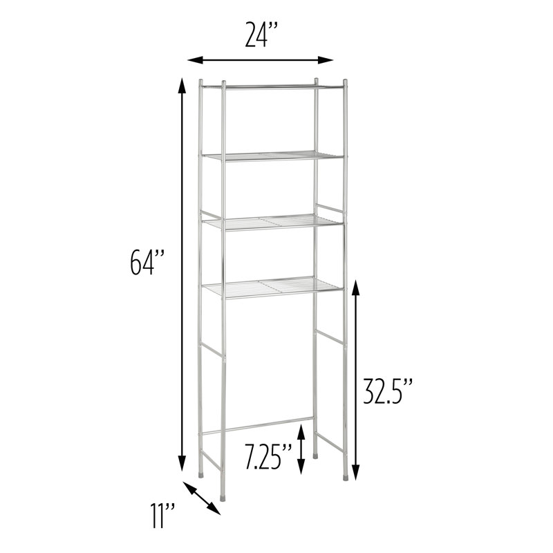 Eliano Metal Freestanding Over The Toilet Storage