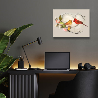 Art mural en verre épique «Winter Warmth» par Art and a Little Magic