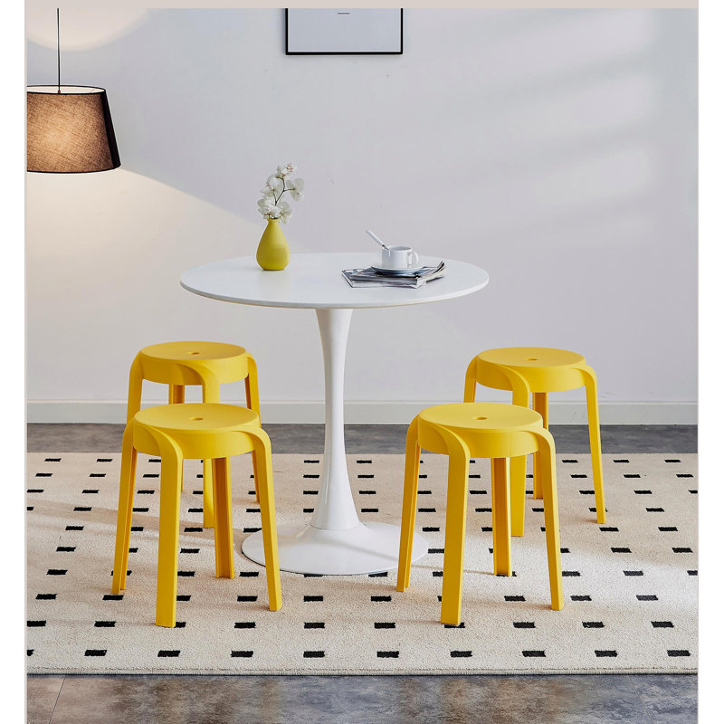 Paquet de 6 tabourets de salle de classe empilables