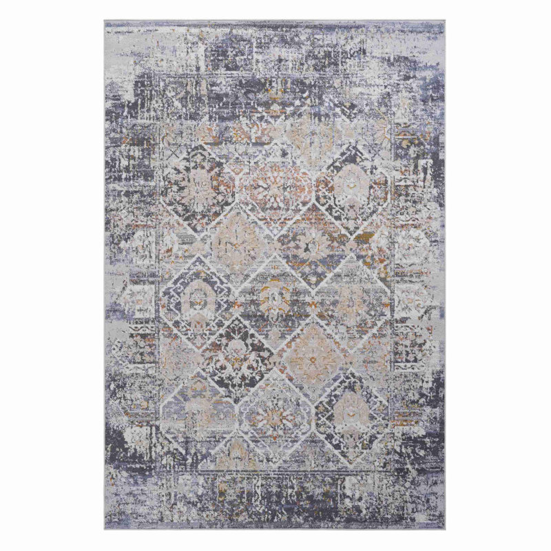 Tapis rectangulaire contemporain Contemporary, Rectangle 6 pi 7 po x 7 pi 9 po