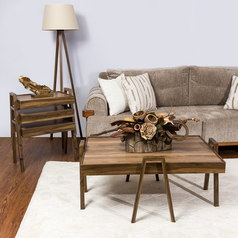 Table basse Styron Elegance, Brun
