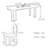 Vintage solid wood simple dining table set-107554650
