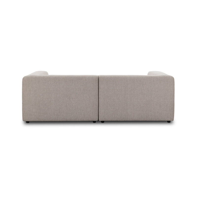 Lawndale Chaise Sectional, Napa Sandstone Polyester, Right Hand Facing