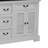 72'' Double Bathroom Vanity with Granite Top