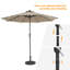 Parasol de marché éclairé 108 po Donza-1610381135