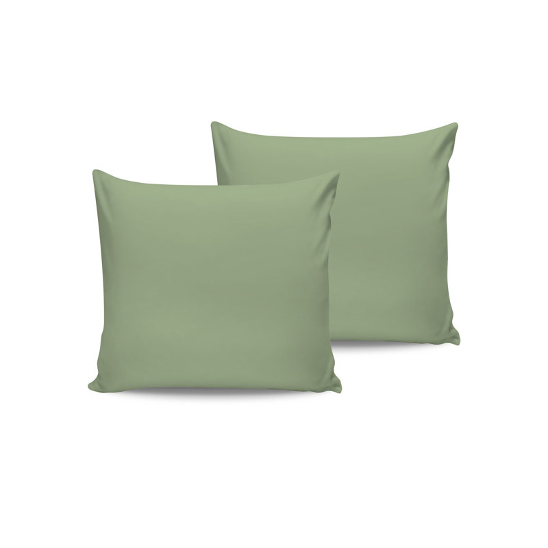 Ensemble de taie d'oreiller (2 pièces), Vert