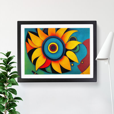 Abstract Sunflower Vol.1 - Framed Print