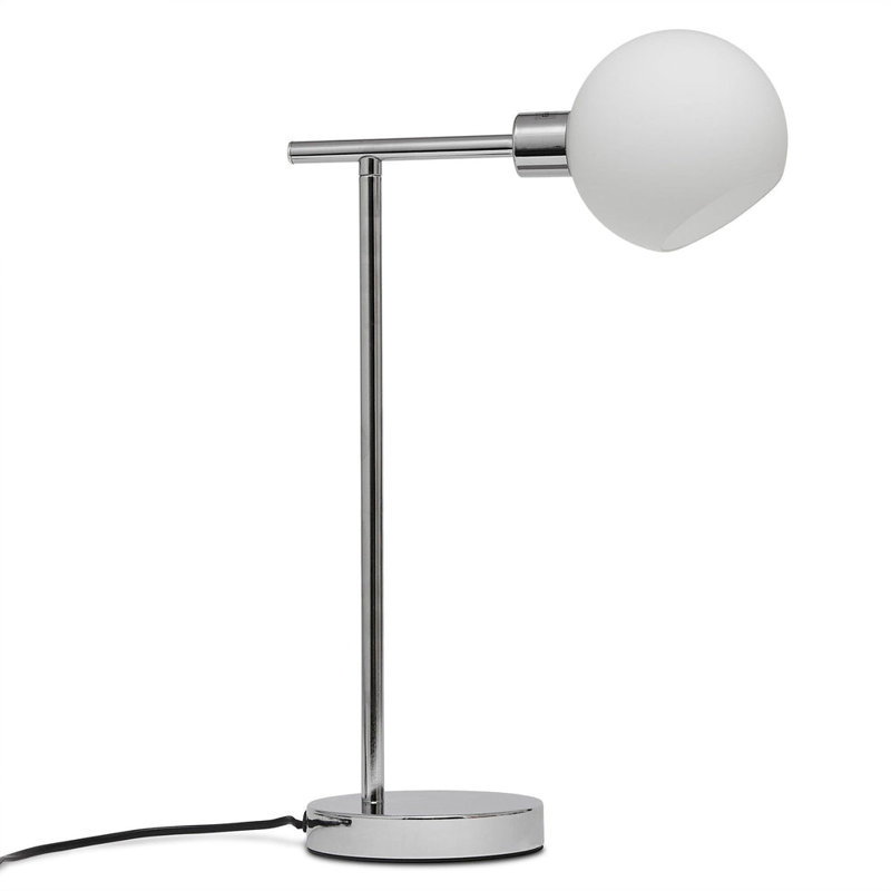 Califano Metal Lamp Base Lamp, Chrome