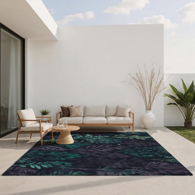 Tapis intérieur et extérieur Forest Aurora