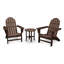 POLYWOOD Classic Adirondack 3-Piece Adirondack Set-962329462