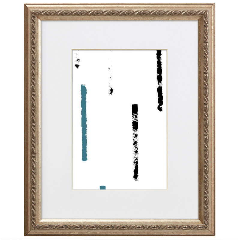Cadre pour photo simple Witsham, 12 po x 16 po emmêlé à 8 po x 12 po, Ornement argent
