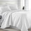 Southshore Fine Linens Vilano Oversized Quilt Set, Double-Brushed Microfiber Lightweight Quilted Bedding and 2 King Pillow Shams, King/California King, White