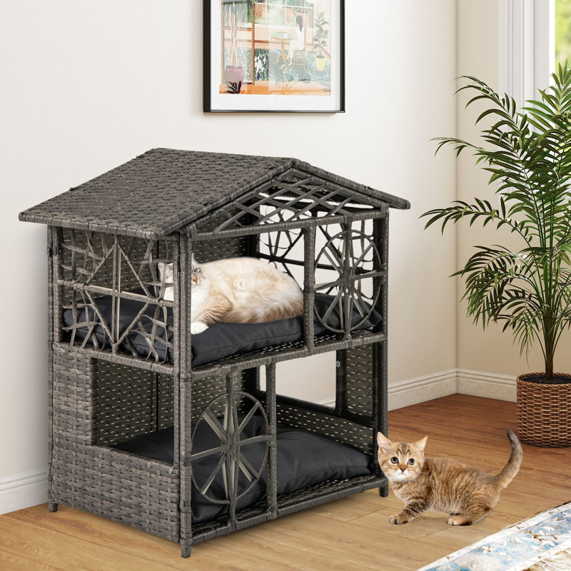 Cat House With Cushions