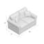 Causeuse rembourrée 60 po Warrington-1016186756