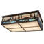 Rustic Lodge 8 - Light Flush Mount