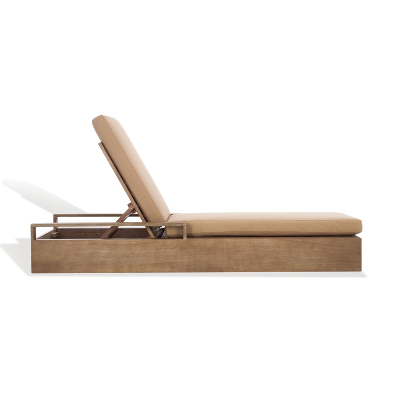 Lanai Outdoor Chaise Lounge, Brown