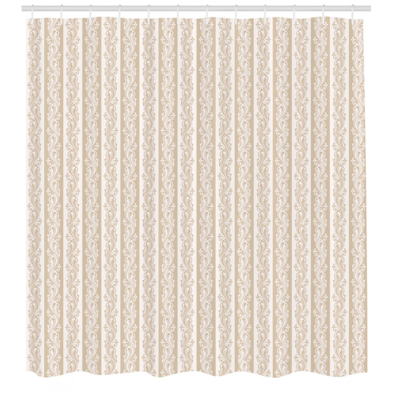 Ensemble de rideau de douche + crochets, H 70 po x l 69 po