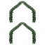 vidaXL Christmas Garland with 600 LEDs PVC-1034889268