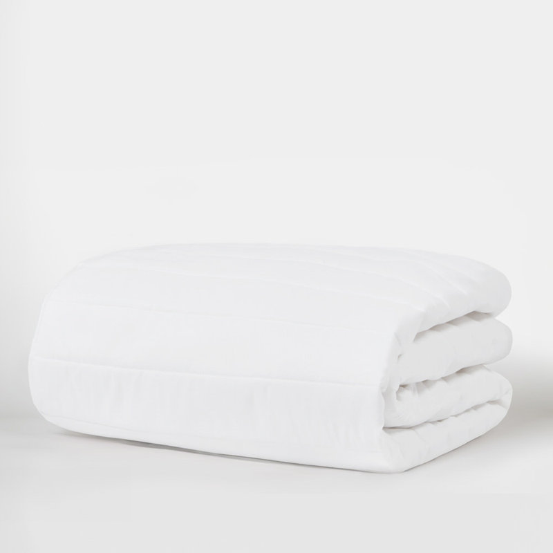 Fitted Mattress Protector with Comfortable Padding, Queen