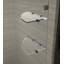 Compartiment de douche sans aucun cadre avec tablettes Avalux GS-674181457-674181461