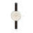 Stylish Decorative Wall Clock, Black & Cream, 11.8 in Diameter | 100% Steel Construction, Thickness: 0.04 in | Elegant Design for Modern Home Décor, Perfect for Living Room or Office, Durable and Chic-1829242121