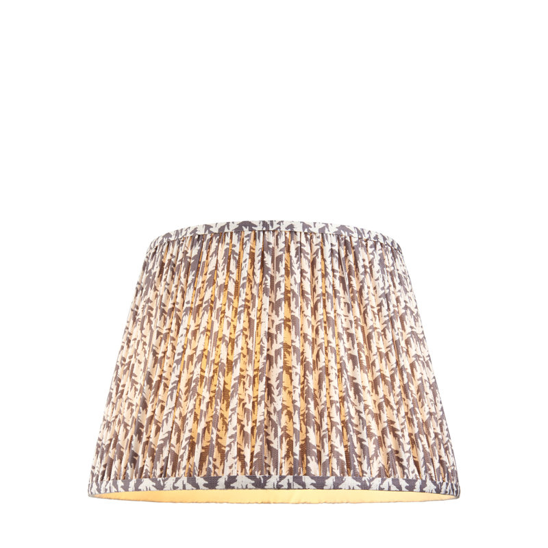 Leaf Lamp Shade finished in Pearl Grey, 27.5cm H x 28cm W x 40cm D