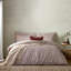 Hebden Mélange Stripe 100% Cotton Duvet Cover Set-546127275-618986762