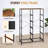 10 Drawer Dresser, 31.5×11.81×46.46 Inch Metal Frame, Tall Fabric Drawer Chest, Industrial Dresser for Living Room & Bedroom-2107843249