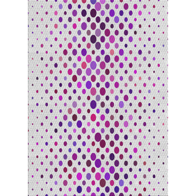 Tapis de la zone mauve en laine touffeté à la main Niven