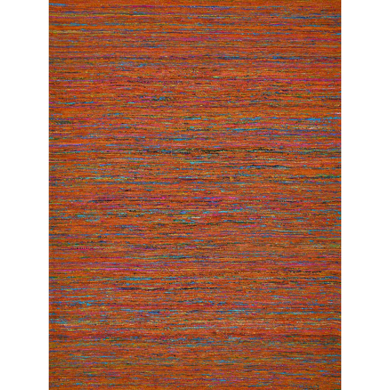 Tapis rectangulaire Holi en terre cuite, Rectangle 9 pi x 12 pi