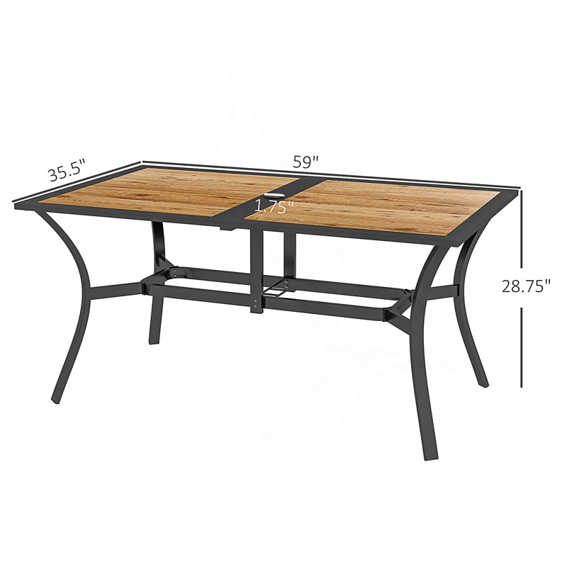 Table de salle à manger d'extérieur Stable