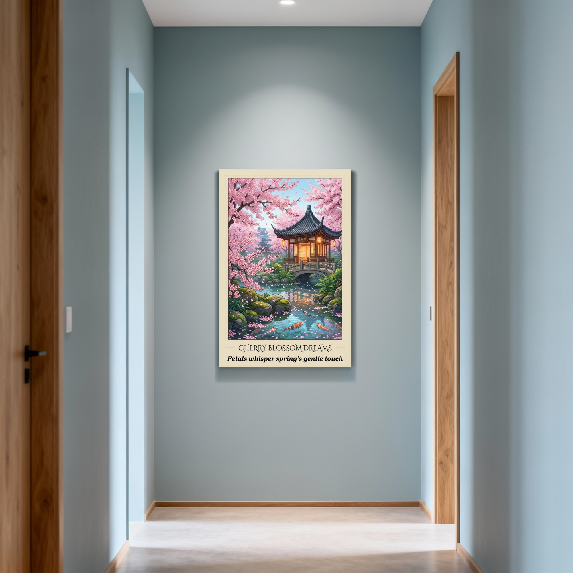 Astoria Grand Landscape & Nature Cherry Blossom Garden Pavilion Stream ...